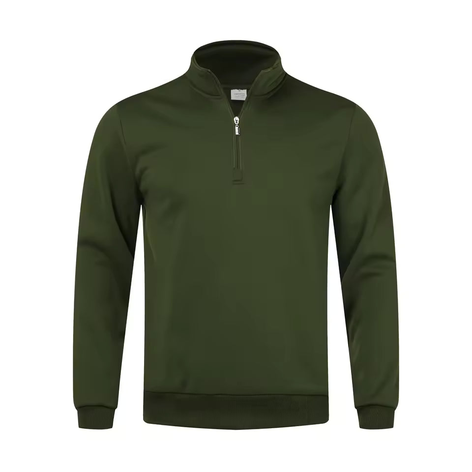 Men’s Casual Quarter-Zip Top