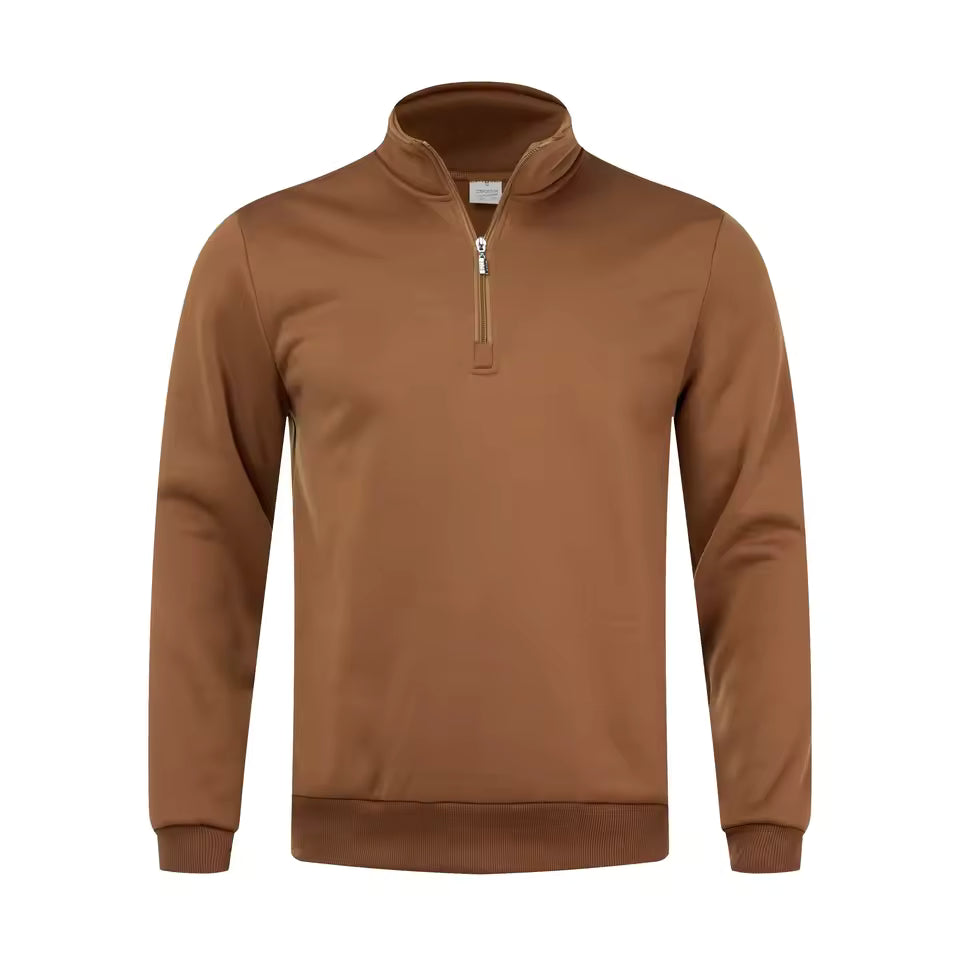 Men’s Casual Quarter-Zip Top