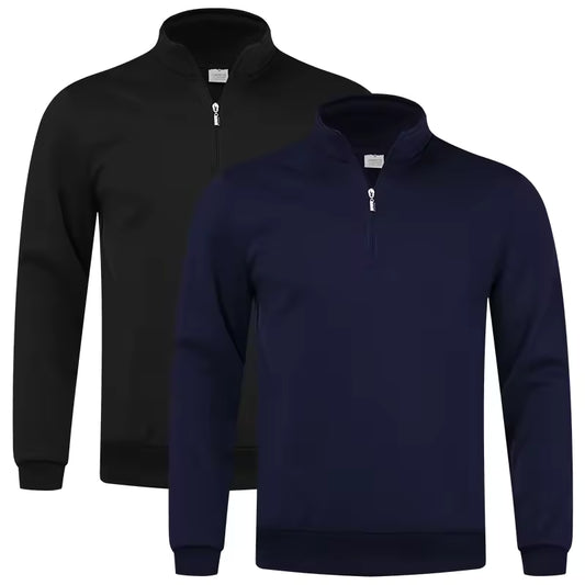 Men’s Casual Quarter-Zip Top