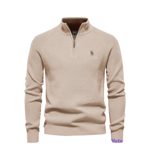 Cambridge Textured Zip Sweater