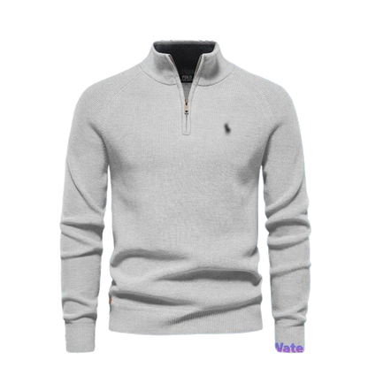 Cambridge Textured Zip Sweater